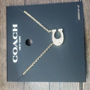 Coach "C" Necklace NWT